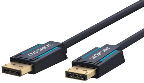 Clicktronic Casual DisplayPort-Kabel Audio / Video Verbindung für HD- und 3D-Inhalte, 15m