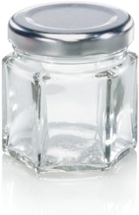 Leifheit 03208 Bocal de Stérilisation à Six Facettes 47 ml Verre Incolore 4.9 x 1.4 x 5.1 cm, Incolore