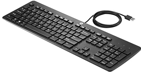 HP USB Business Slim Keyboard **New Retail**, 803181-251 (**New Retail** Russian)