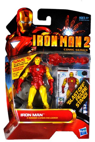 Marvel Iron Man 2 Movie 3 3/4 Comic Series Iron Man Action Figure