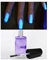 Moon Glow Transparenter UV-Nagellack mit Überlack, leuchtet unter UV- und Schwarzlicht, überzieht jeden Schatten, schnell trocknend, einfach anzubringen und zu entfernen, vegan und tierversuchsfrei,