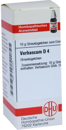 Verbascum D4 DHU Globuli, 10 g Globuli
