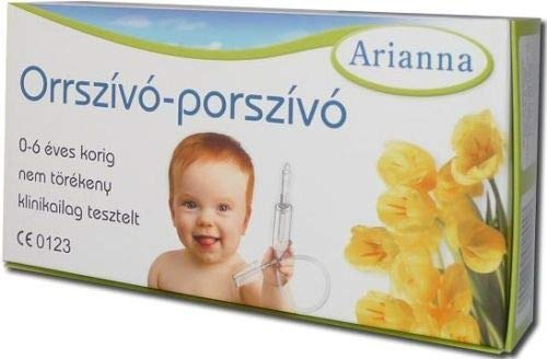 Arianna Baby Vac Nasal Vacuum Aspirator Suction Nose Cleaner with Cleaning Brush Set