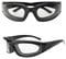 ele ELEOPTION Zwiebel Schutzbrille dauerhafte Winddichte staubdicht Zwiebel-Brille Augen Protector (Schwarz)