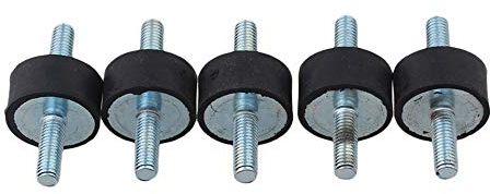CNBTR M8 Double Ends Screw Silentblock for Air Compressor 30x15mm Pack of 5