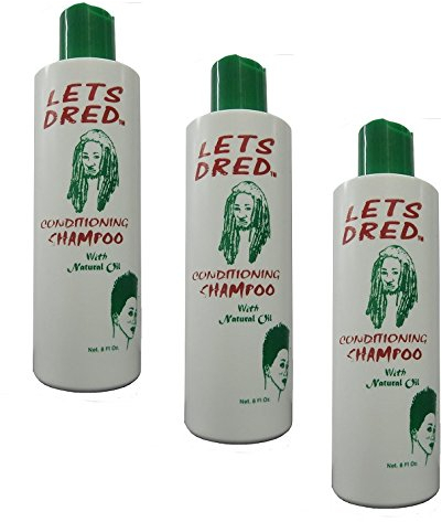3x Lets Dred Conditioning Shampoo with Natural Oil 237ml (insgesamt -711ml)