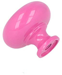 MS Beschläge® Möbelknopf Schrankgriff Möbelgriff aus massivem Metall in verschiedenen Farben (Rosa)