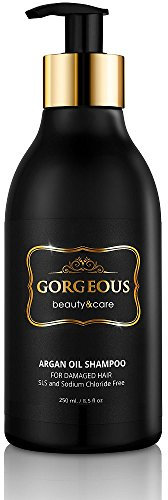 Moroccan Argan Oil Shampoo sls Free .Gentle on Curly & Color Treated Hair