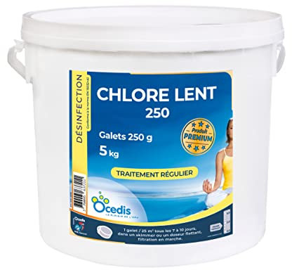 OCEDIS - Chlore Lent 250 5kg