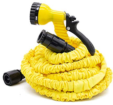 Expandable Flexible No Kink Garden Hose Pipe Automatically Expands Retracts Pampered Gardens Best Magic Stretch Hose Pipe Fits Common Style Fittings Lightweight Hose Pipe (25 Feet)