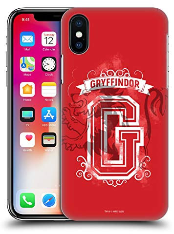 Head Case Designs Offizielle Harry Potter Gryffindor 2 Deathly Hallows XVIII Harte Rueckseiten Handyhülle Hülle Huelle kompatibel mit Apple iPhone X/iPhone XS