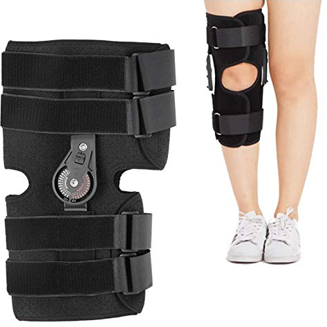 Cosiki Juli- Kniestütze, Kompressionsknieorthese, postoperative Kniestütze zur Wiederherstellung Stabilisierung Anti-Rutsch-Kniestütze Ärmel Knieschützer für Bandverletzungen in der