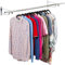 Direct Online Houseware House of Home Portant à vêtements mural robuste – Porte-manteau de rechange – Rangement de vêtements et organisateur pour chemises, manteaux, vestes et chapeaux (chromé, 1,8 m