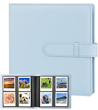 288 Pockets Photo Album for Fujifilm Instax Square SQ1 SQ6 SQ10 SQ20 Instant Camera, Fujifilm Instax SP-3 Mobile Printer, Extra Large Picture Albums for Fujifilm Instax Square Instant Film (Blue)