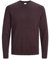 JACK & JONES - Jersey de punto para hombre con cuello de pico, Rojo (Port Royale), XXXL
