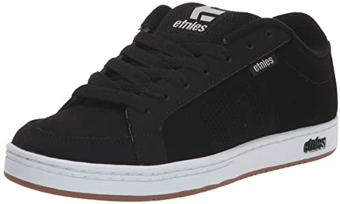 Etnies Herren Kingpin Skate-Schuh, Schwarz Weiß, 42.5 EU