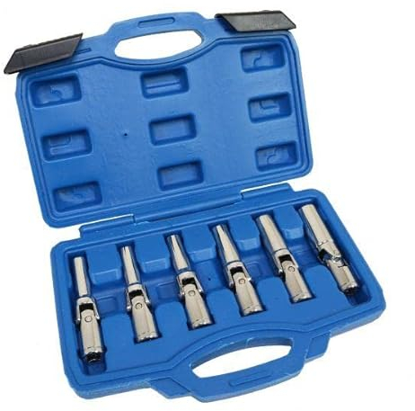 US PRO Tools 5640 Glühkerzen-Steckschlüssel-Set, kurz, 0,95 cm, 6 Stück