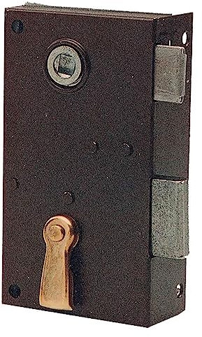 2PZ SERRATURA VERTICALE DA APPLICARE ART. 185 E 35 - lunghezza mm 60 Dx