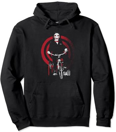 Saw Jigsaw on Bike Pullover Hoodie
