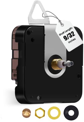 Large Wall Clock 12888 Movement Replacement, I Axis Shaft High Torque Clock Parts, Quartz Clock Mechanism Battery Operated, Giant Wall Clock Motor Repair DIY(DW-12888-I, No Included Hands)