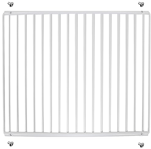 SPARES2GO Fridge Shelf compatible with Beko Refrigerator Freezer Adjustable White Plastic Coated Extendable Arms (Large, 425mm - 670mm x 320mm)