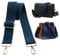 Navaris Handtaschengurt 75-138cm - Tragegurt für Handtasche - Taschengurt zum Wechseln - Taschenriemen - Handtaschen Gurt Trageriemen - Schultergurt für Taschen in Blau