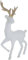 OLACD Moderne Rentier Figur Deko Hirsch Skulptur Weihnachtsstatue stehend