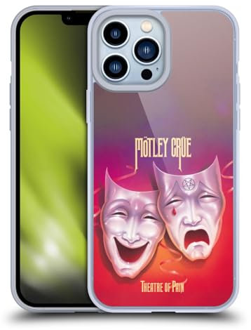 Head Case Designs Offizielle Motley Crue Theater of Pain Alben Softgelhülle Kompatibel Mit Apple iPhone 13 Pro Max Und Kompatibel Mit Magsafe Zubehör