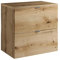 Lomadox Badezimmer Waschtisch 60cm, Eiche, geringe Tiefe (40cm)