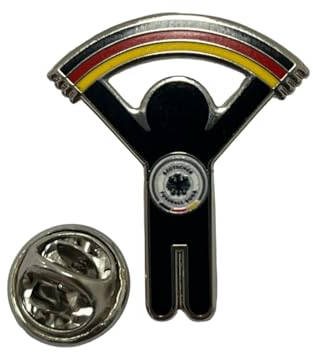 Fußball Sport Replika Pin Badge Anstecker EM EURO WM Anstecknadel Sammeln Nationalmannschaft Deutschland Fan Figur Maskottchen Fans