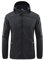 Allence 2024 Veste Coupe-Vent Homme, Léger & Respirant, Poches Fermées, Capuche Ajustable Hiver Chaud Ski Imperméables Manteaux de randonnée en plein air avec Poches Couleur Unie Pas Cher