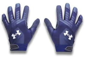 Under Armour Men's Clean Up Baseball Gloves, (410) Midnight Navy/Midnight Navy/White, Large