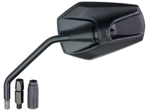 BCR Specchio retrovisore destro-sinistro per moto KTM 1190 ADVENTURE. Specchietto retrovisore per moto. Specchio per moto omologato. Specchietto moto manubrio nero.