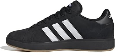 adidas Herren Grand Court Base 00s Shoes Schuhe, core Black/FTWR White/Gum 3, 45 1/3 EU