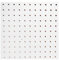 Nähgarnhalter für 100 Spulen, Wandmontage, Nähgarn, Stecktafel, Stecktafel, Wand-Organizer mit 25 Holzstäbchen, Weiß, 300 x 300 mm