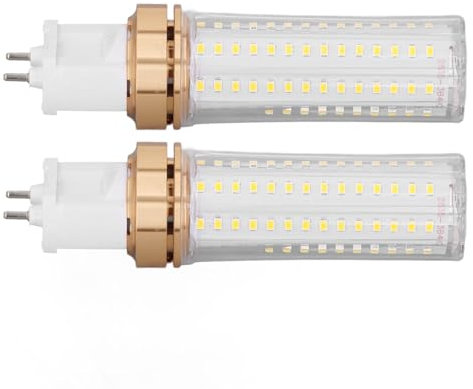 OPPWONG Garage Door Light Bulbs, 2000LM 20W G12 LED Corn Light Bulb Light Bulbs for Garage Door Opener Garage Opener Light Bulb with 360 Degree Lighting Angle for Ceiling Floor Lamps