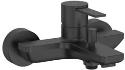 ROCA A5A025FNB0 TARGA Grifo Monomando para Baño-Ducha con Inversor Automático Negro Mate