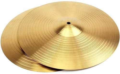 Anfänger Becken Sub-Drum-Becken Legierung Hi-Hat 14-Zoll-Set Die Becken Sind Härter Schlagfester Und Verformen Sich Nicht So Leicht.
