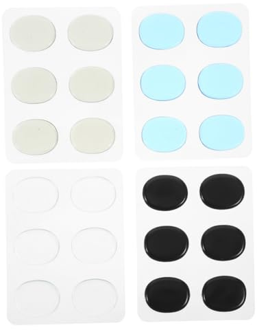 BESTonZON 48stücke Bassdrum-patch Drum-patch Trommelfell-polster Kickdrum-pedal-pad Kickdrum-pad Bassdrum-fell-patch Kickdrum-fell-pad Trommelfell-schutz