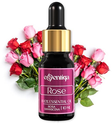Rosenöl – für Parfüm & Kosmetik – Premium ätherisches Öl & Duftöl, 100% naturrein, hochkonzentriert – für Kerzen, Seifen & Aroma Diffuser – blumig, zart, orientalisch – aus Bulgarien – 10 ml