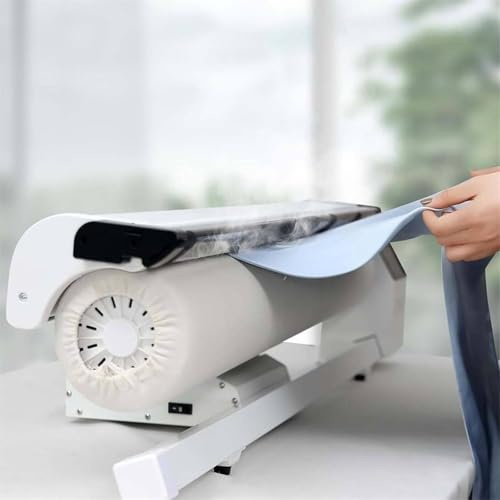 GTANND Fer à Repasser à Vapeur à Rouleau Rotatif avec pédale — Machine à Repasser Professionnelle de 2850 W avec Presse Vapeur, idéale pour vêtements, Rideaux, draps et nappes