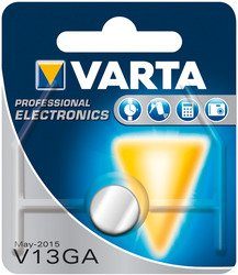 A bottone V13GA A76 LR44 1,5 V 125 mAh (quantità = 2) (set da pezzi)