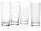 MIKASA 5159317 Cheers Set of 4 Crystal High Ball Tumbler Glasses, 550 ml (19 fl oz) Silver