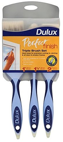 Dulux Perfect Finish Triple Paint Brush Set