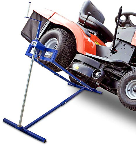 BITUXX® Hebevorrichtung Reinigungshilfe Rasentraktor-Heber Aufsitzmäher Mowerlifter 400kg Belastung +40° Neigung +100cm Auffahrbreite