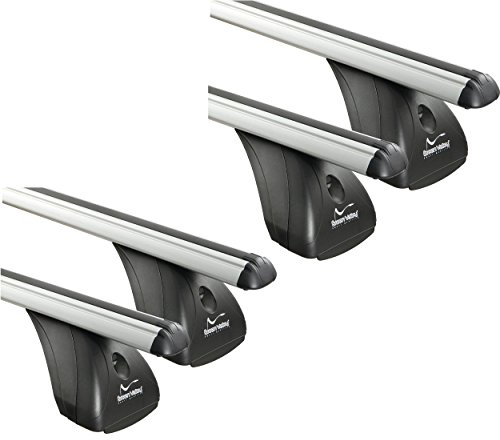4 Stangen Dachträger AURILIS Original kompatibel mit Volkswagen kompatibel mit VW T6 ab 09 ALU