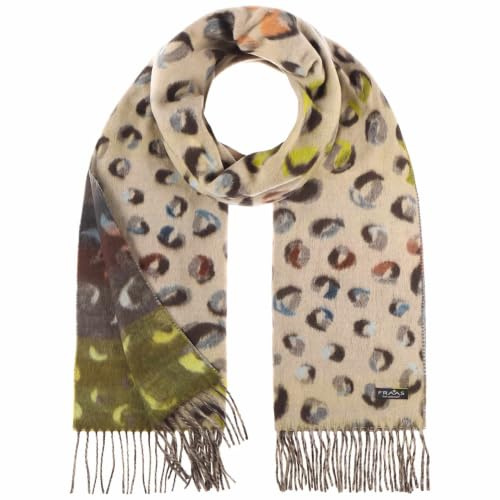 FRAAS Colour Leo Cashmink Schal Damenschal Winterschal Fransenschal Damen - mit Fransen Herbst-Winter Winter