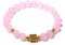 Generic Stein Armband,Naturstein Armreif 7 Chakra Rosenquarz Stein Elastische Perlen Mit Baum des Lebens Yoga Energie Charme Armbänder Schmuck Für Anxity Männer Mädchen
