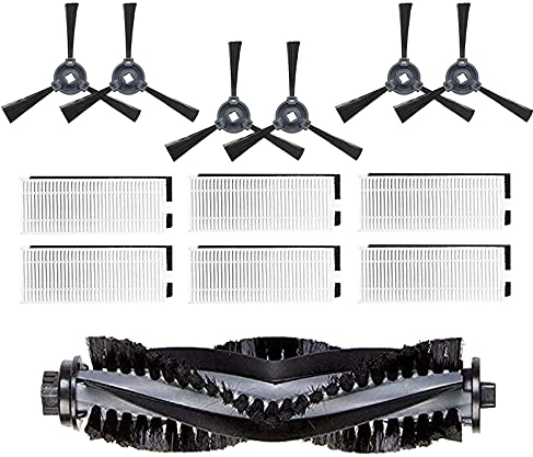 NC Yooria 6 brosses latérales, 1 brosse principale, 6 filtres HEPA pour Hosome V701S Accessoires Robotique Kit