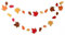 Thanksgiving Filz Ahornblätter Banner Ahornblatt Herbst Ernte Bunting Flag Girlande Decor Danksagungstag Dekoration